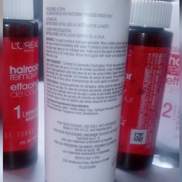 Hair Color Remover (Powder, Developer)/ Color Fix (Lotion) Bundle - Picture 6 of 7